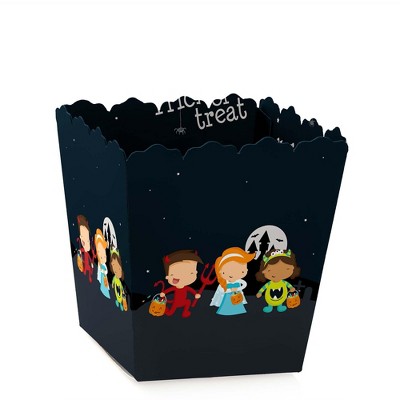 Big Dot of Happiness Trick or Treat - Party Mini Favor Boxes - Halloween Party Treat Candy Boxes - Set of 12