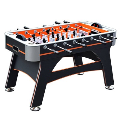 Hathaway Trailblazer 56" Foosball Table with Electronic Scoring - Orange/Black