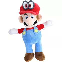 Chucks Toys Super Mario 16 Inch Character Plush | Mario Cappy
