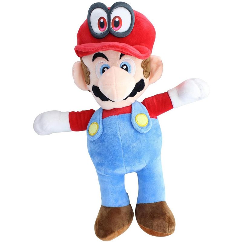 Chucks Toys Super Mario 16 Inch Character Plush | Mario Cappy, 1 of 4