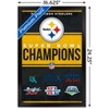 Trends International NFL Pittsburgh Steelers - Champions 23 Framed Wall Poster Prints - 3 of 4