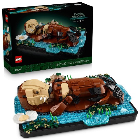 Детские конструкторы LEGO Ideas Floating Sea Otters Building Sets for Adults 21366