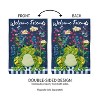 Evergreen Whimsical Frog Garden Applique Flag 12.5 x 18 Inches Indoor Outdoor Decor - 4 of 4