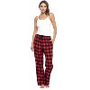 Ashford & Brooks Women's Super Soft Flannel Plaid Pajama Sleep Pants - 2 of 4