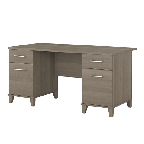 Bush Furniture Somerset 60w Office Desk Ash Gray Wc81628k Target