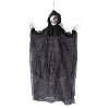 ATC 35 1/2" Hanging Light-Up Skeleton with Hooded Black Cloak Halloween Decoration - 2 of 2