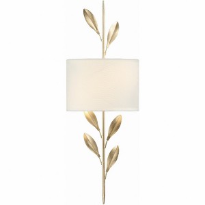 Crystorama Lighting Broche 2 - Light Sconce in  Antique Gold - 1 of 3