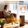 Etust 24" Infrared Space Heater, 6 Quartz Heating Tubes Tower Heater with ECO Energy-Saving Mode, Portable Room Heater - 3 of 4