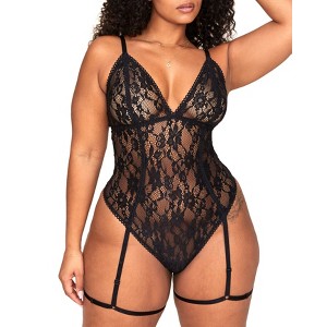 Adore Me Women's Clarisse Bodysuit Lingerie - 1 of 4