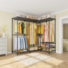 VIPEK L40 Plus Garment Rack L Shaped Clothes Rack for Corner, Freestanding Wardrobe Closet Heavy Duty Clothing Rack, 60.6"L x 45"W x 76.4"H - 3 of 4