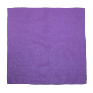 CTM Cotton Solid Color Bandanas (Pack of 5 of Same Color) - 1 of 4