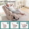 SEVOBAL Sofas Rocker Recliner Chair for Living Room, Indoor Adjustable Home Sofas for Adults and Children, Beige,40.55"*39.76"*41.34" - 4 of 4