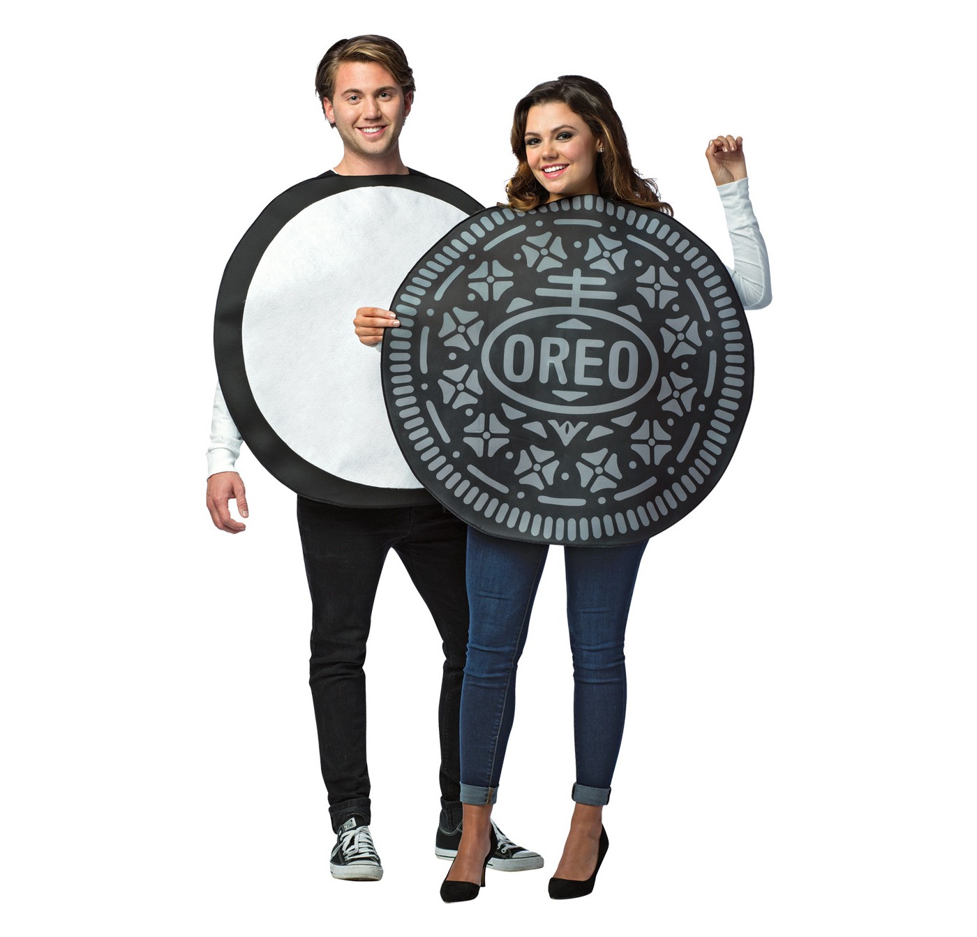 Oreo Cookie Adult Couples Costume - image 1 of 1