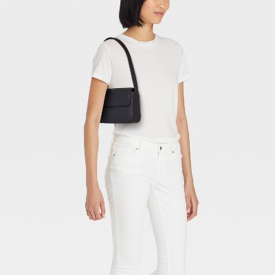 A New Day Flap Shoulder Bag - A New Day™ Black: Shell, Adjustable Strap, Lightweight Design — фото 2