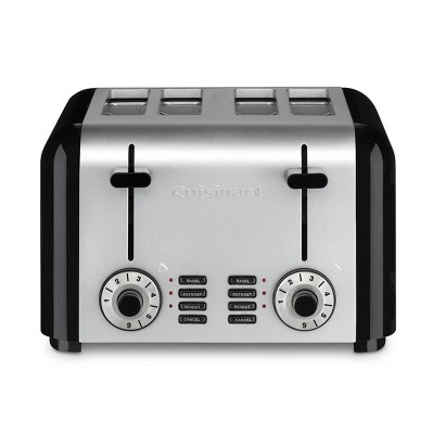 Cuisinart 4-Slice Toaster - Black & Stainless Steel - CPT-340P1