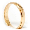 Pompeii3 4mm Step Cut Polished Wedding Band 14K Yellow Gold - 2 of 4