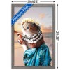 Trends International James Booker - Aloha Cat Framed Wall Poster Prints - 3 of 4