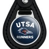 The University of Texas at San Antonio Roadrunners Logo Black Leather Keychain - 3 of 4