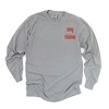Simply Sage Market Women's Embroidered Merry Christmas Bold Cursive Long Sleeve Garment Dyed Tee - 2 of 4