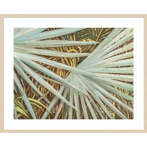 Amanti Art Suave Fronds by Suzanne Wilkins Wood Framed Wall Art Print - 1 of 4