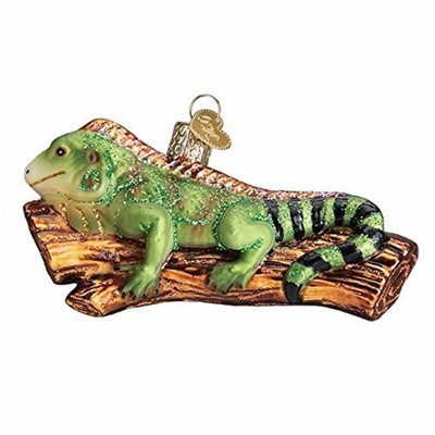 Old World Christmas Glass Blown Ornament for Christmas Tree, Iguana