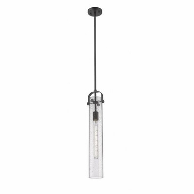 Pilaster - 1 Light Stem Hung Pendant In Industrial Style-14.5 Inches Tall and 5 Inches Wide