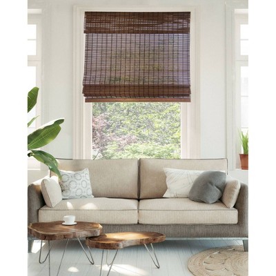 Chicology Light Filtering Bamboo Roman Shade