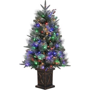 Whizmax 3 FT Christmas Tree,Artificial Christmas Tree with Potted Base,Indoor/Outdoor Holiday Decor - 1 of 4