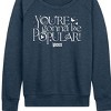 Women's - Wicked - You're Gonna Be Popular Lightweight French Terry Slouchy - 2 of 4