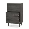 KIGFTSOD 5-DRAWER Dresser,Grey - 3 of 4