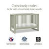 Namesake Nantucket 3-in-1 Convertible Crib with Toddler Bed Conversion Kit - French Sage - 3 of 4