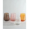 Slickblue Handcrafted Hammered Glass Tumblers, 13.5oz, Set of 2, Vibrant Colored Glass, Perfect for Dining - 3 of 4