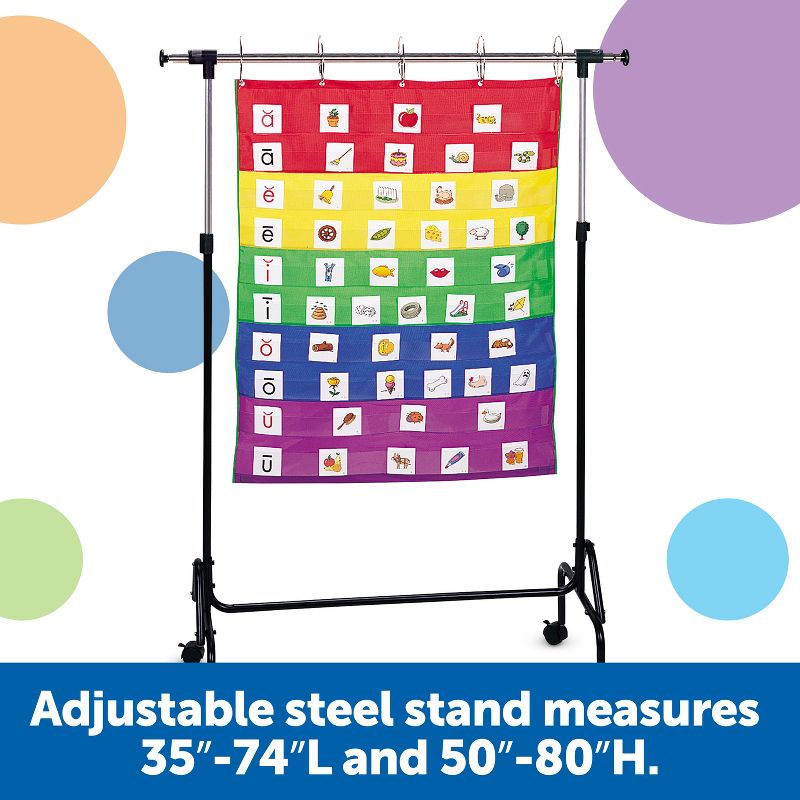 Learning Resources Chart Stand Adjustable, Easy Assembly, Organization Helper, 3 of 6