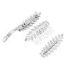 Unique Bargains Grace Leaf Pattern Set Hair Barrettes 1 Pc - 3 of 4