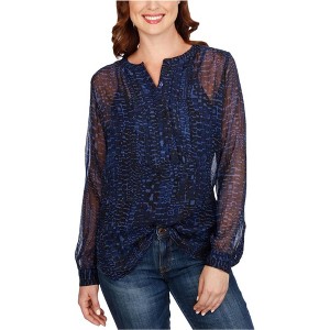 Lucky Brand Womens Printed Pullover Blouse - 1 of 1