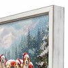 Creative Products Christmas Puppy Truck 16 x 16 White Framed Print - 3 of 4