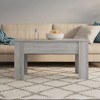vidaXL Coffee Table Grey Sonoma Engineered Wood Height-Adjustable - 3 of 4
