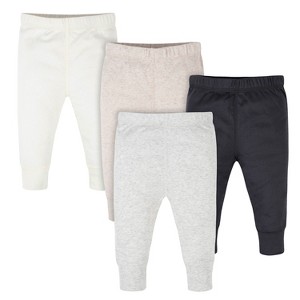 Onesies Brand Baby Neutral Pants, 4-pack, Heather Gray - 1 of 4