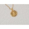 Anna-Kaci Gold Plated Crystal Rhinestone Mary Catholic Necklace Christian Jewelry for Women - 3 of 4