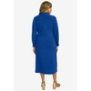 Jessica London Women's Plus Size Side Knot Midi Wrap Dress - 3 of 4