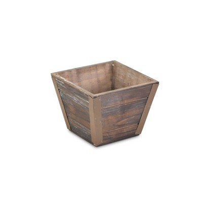 Cheung's Seren Tapered Square Wood Pot