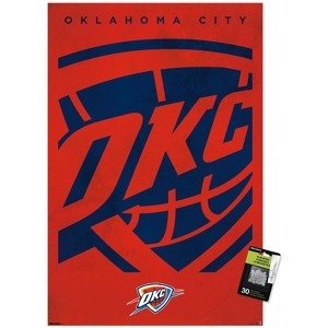 Trends International NBA Oklahoma City Thunder - Logo 25 Unframed Wall Poster Prints - 1 of 4