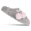 Jessica Simpson Girls Plush Hearts and Pom Pom Clog Slippers w/ Memory Foam - 4 of 4