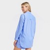 Women's Tunic Long Sleeve Collared Button-Down Shirt - Universal Thread™ - 2 of 3