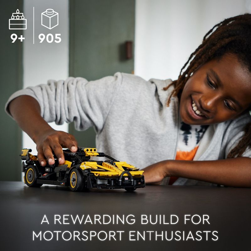 LEGO Technic Bugatti Bolide Model Car Toy Building Set 42151, 6 of 12