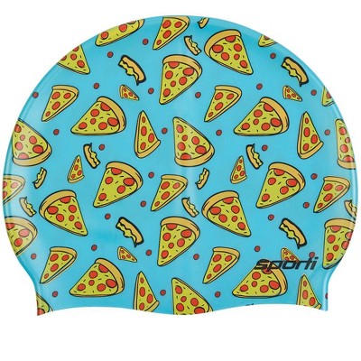 Sporti Pizza Slice Silicone Swim Cap