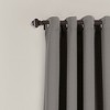 Lush Décor Insulated Grommet Blackout Window Curtain Panels Dark Gray 52X45 Set - 2 of 4