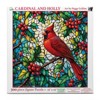 Sunsout Cardinal and Holly 500 pc Jigsaw Puzzle 71516 - 3 of 4