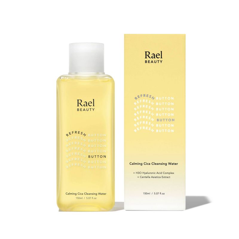 Rael Beauty Refresh Button Calming Cica Cleansing Water - 5.07 fl oz, 1 of 11