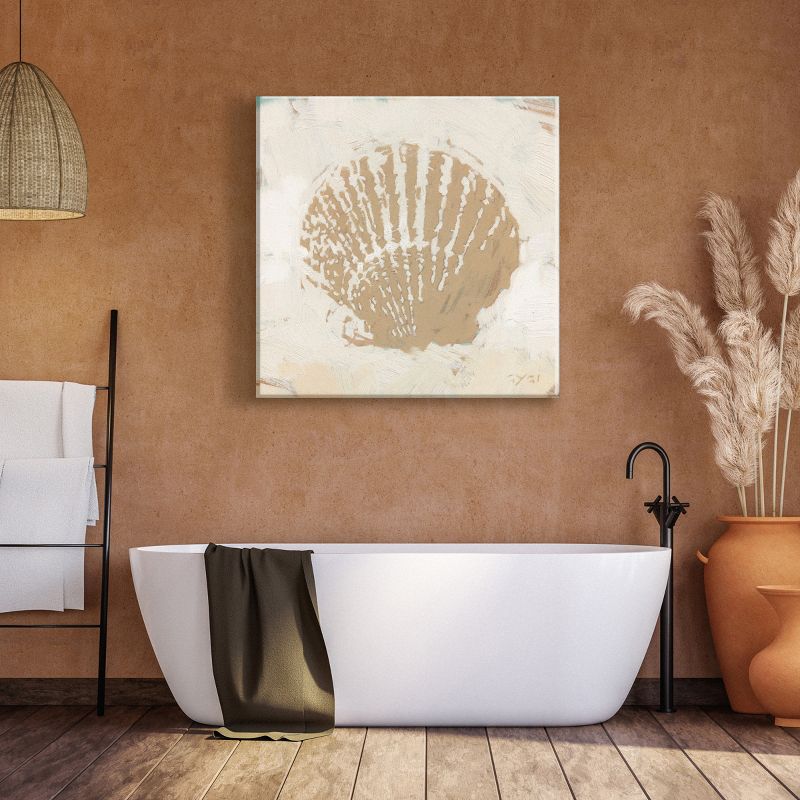 Sullivans Darren Gygi Pecten Silhouette Giclee Wall Art, Gallery Wrapped, Handcrafted in USA, Wall Art, Wall Decor, Home Décor, Handed Painted, 2 of 5